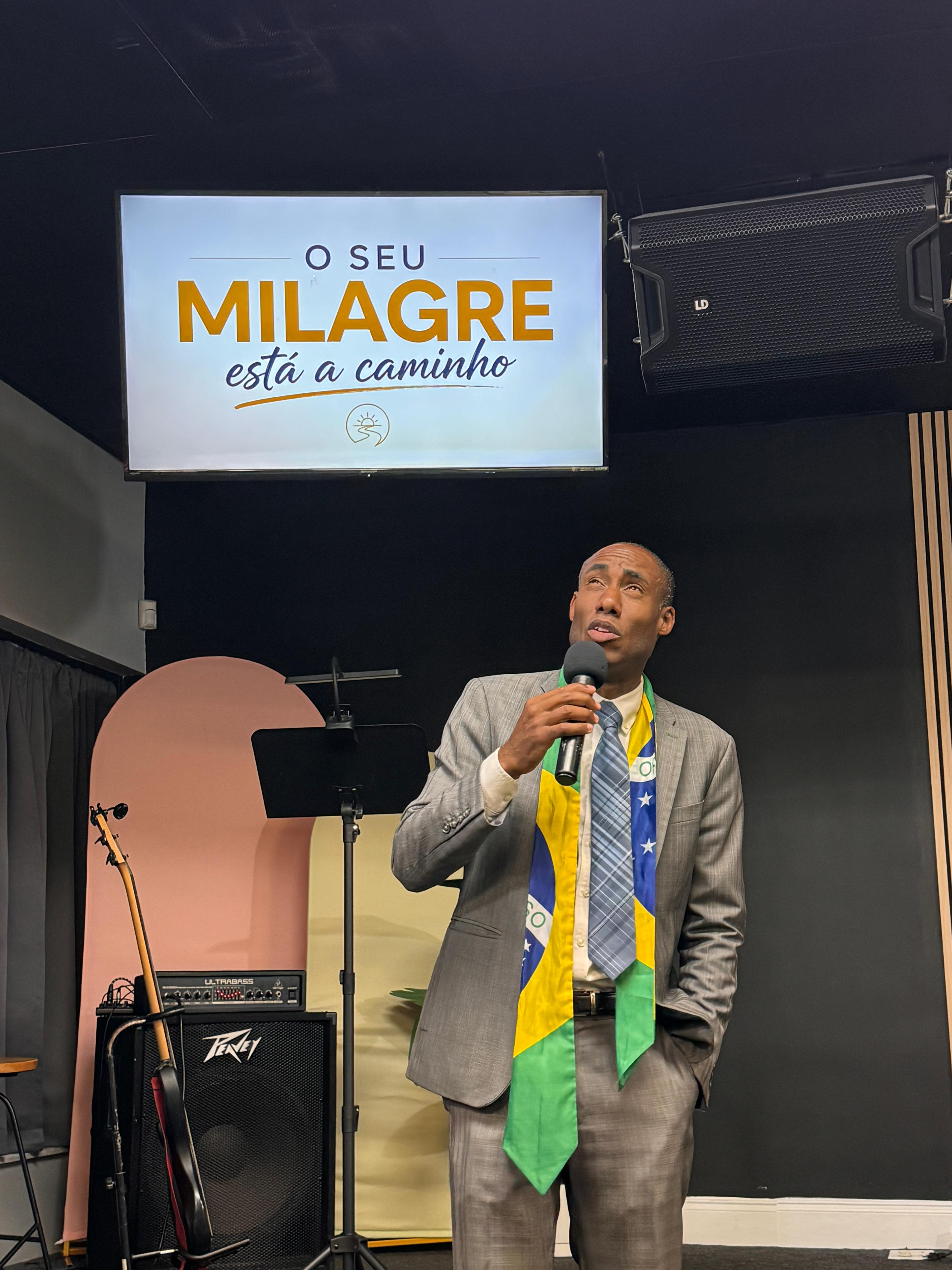 Pastor preaching